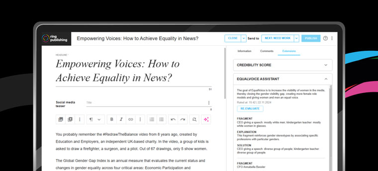 The EqualVoice tool is intended to combat the biases inherently built into AI.