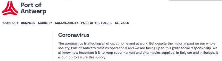 As INMA Head of European Division Tom Corbett watches the pandemic from his boat off Antwerp, he celebrates those people — at ports and publishing houses — who are making the world keep going. 