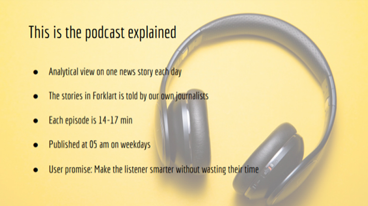 Aftenposten launched Forklart in September 2018.