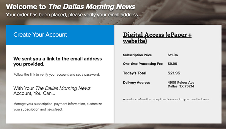 In an effort to support local journalism, this author subscribed to the local newspaper this week.