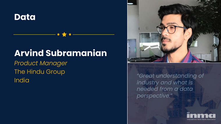 Arvind Subramanian, product manager for The Hindu Group, has dramatically scaled the company's Sportstar publication.