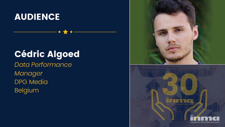 Cédric Algoed is data performance manager at DPG Media in Belgium.