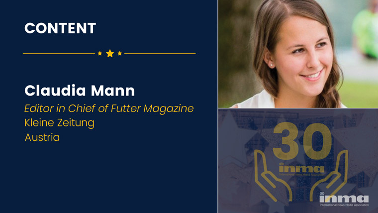 Claudia Mann is editor-in-chief at Futter Magazine/Kleine Zeitung in Austria.