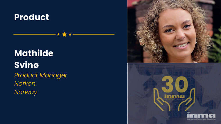 Mathilde Svinø has been instrumental in developing live blogging tools aimed at engaging younger readers and creating new features that enhance user experience.