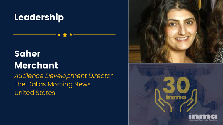 At The Dallas Morning News, Saher Merchant has consistently demonstrated forward-thinking leadership by implementing groundbreaking digital strategies that have significantly improved audience engagement and revenue growth.