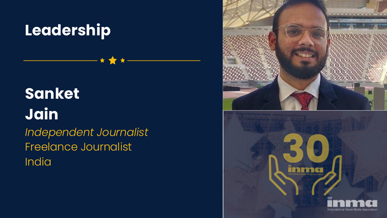 Sanket Jain has carved out a niche for himself by covering the impacts of climate change on the lives of people throughout India.
