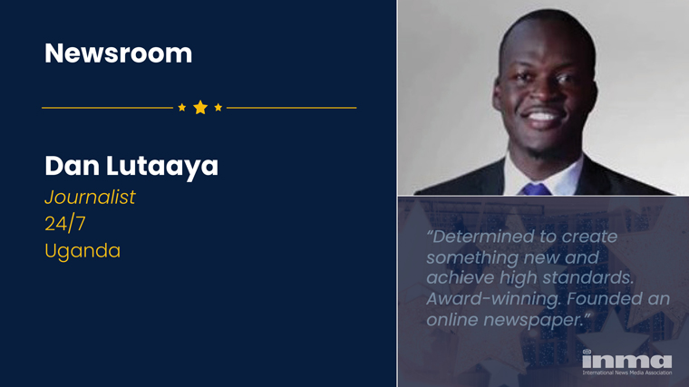 Dan Lutaaya's work as a broadcast journalist has brought attention to important issues and even forced changes in government policies.