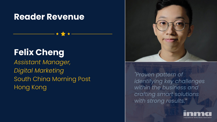 Felix Cheng balances data analytics and creative thinking to drive decisions and results.
