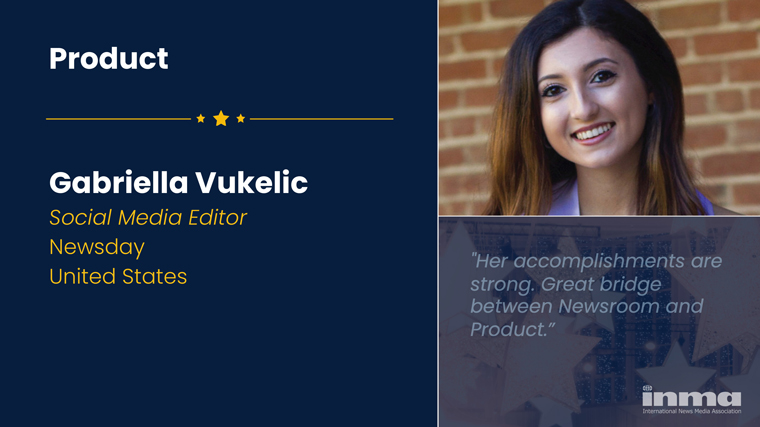 Gabriella Vukelic says newsrooms need more diverse, younger voices who understand how their generation consumes and shares news.