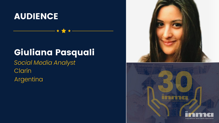 Giuliana Pasquali is social media analyst at Clarín in Argentina.