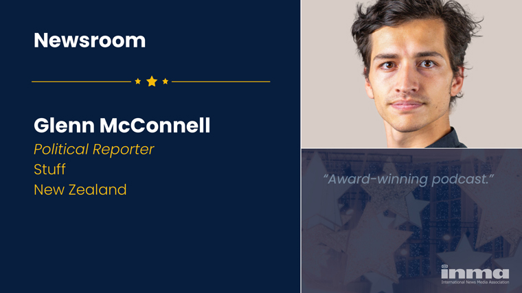 As a political reporter for Stuff, Glenn McConnell uses his position to draw attention to the issues young people have faced for several years.