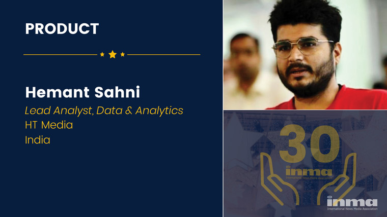 Hemant Sahni is lead analyst/data and analytics at HT Media in India.