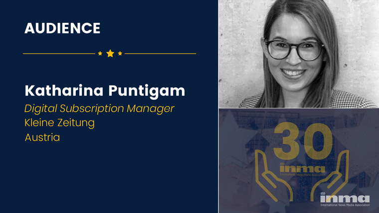 Katharina Puntigam is digital subscriptions manager at Kleine Zeitung in Austria. 