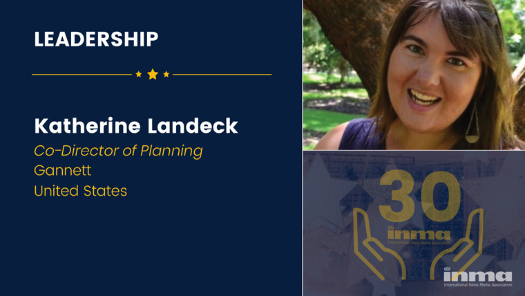 Katherine Landeck is co-director of planning for Gannett New England in the United States.