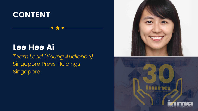 Lee Hee Ai is team leader/young audience at Singapore Press Holdings in Singapore.