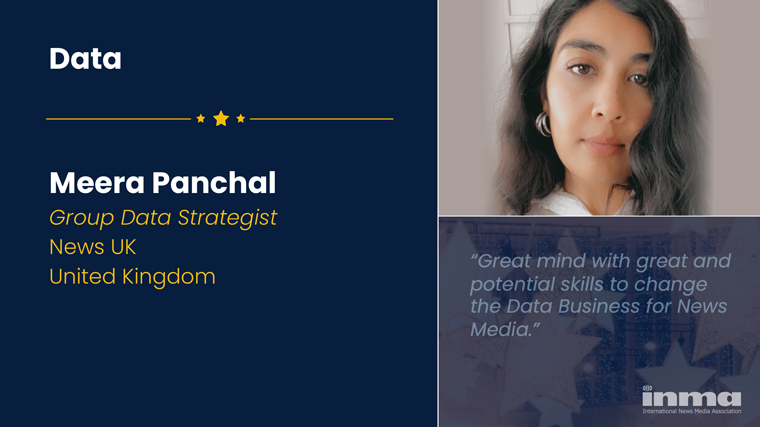 As group data strategist for News UK, Meera Panchal is eager to share her passion for data with others in the industry.