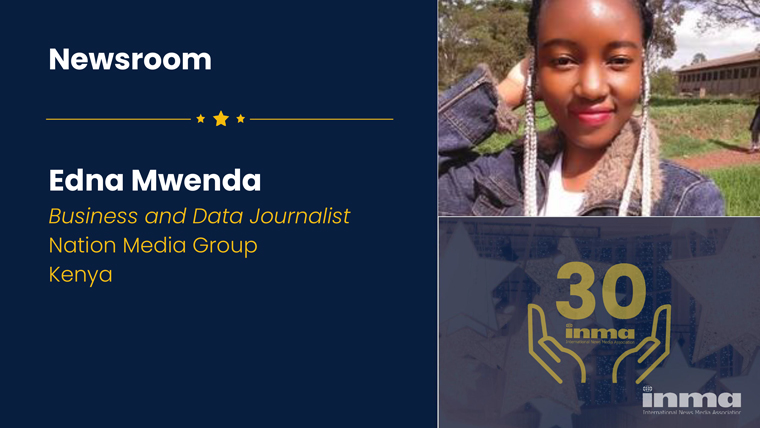 Edna Mwenda of Nation Media Group leverages her technical background to excel in journalism.