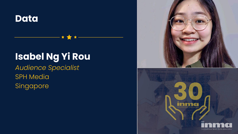 Isabel Ng Yi Rou is already considered the most senior audience specialist in Lianhe Zaobao’s newsroom.