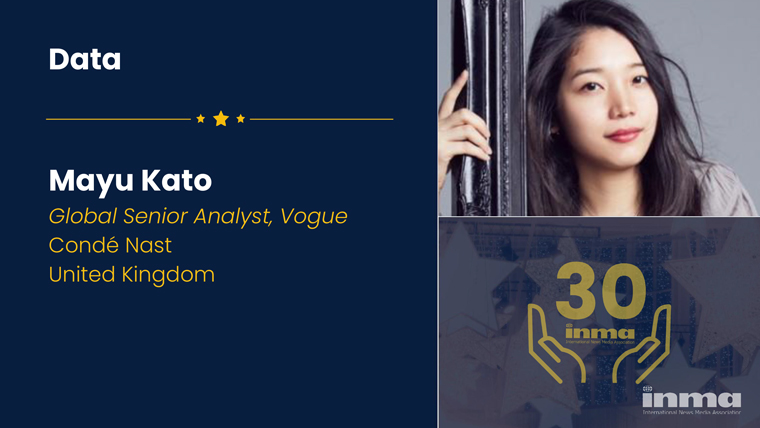 Mayu Kato has a rare blend of data skills, analytics, experience in editorial, and the ability to tell a story in words and data.