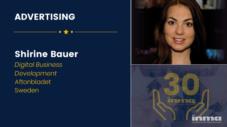 Shirine Bauer is digital business developer at Aftonbladet in Sweden.