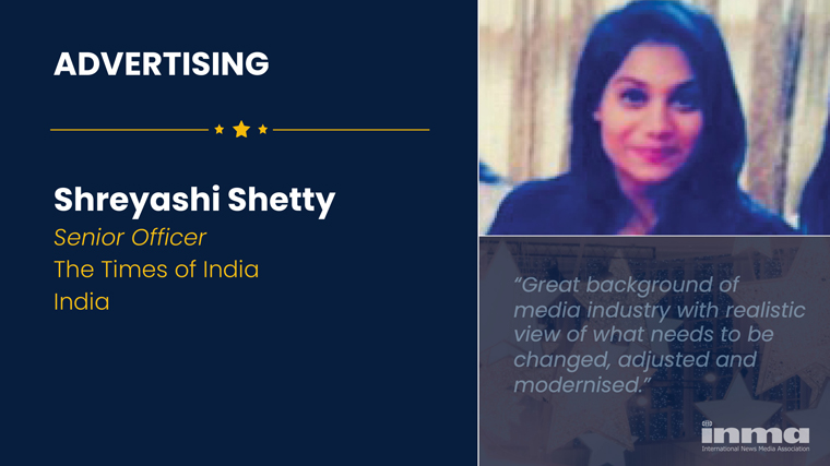 As senior officer at The Times of India, Shreyashi Shetty handles brands across categories and manages portfolios worth millions of dollars.