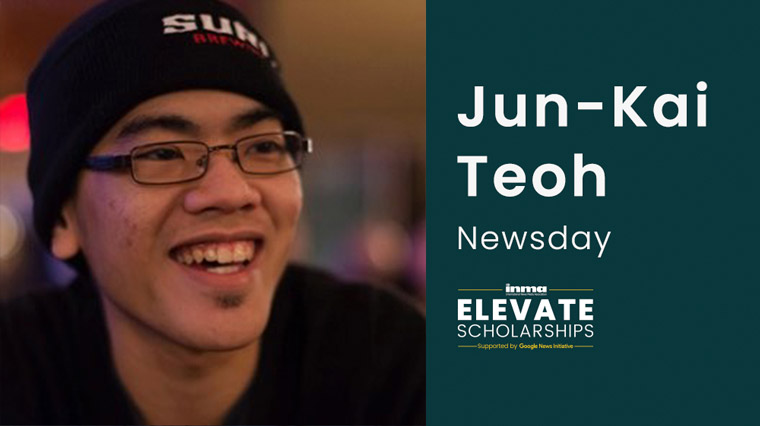Jun-Kai Teoh of Newsday wants to continue to address issues of diversity and inclusivity in journalism.