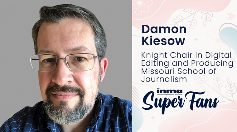 Damon Kiesow, professor, Knight Chair in digital editing and producing for Missouri School of Journalism in Columbia, Missouri, advised that to create change, look for one thread you can positively influence and spend your time making a difference.