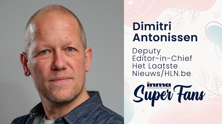 Dimitri Antonissen loves waking up to a breaking news story.