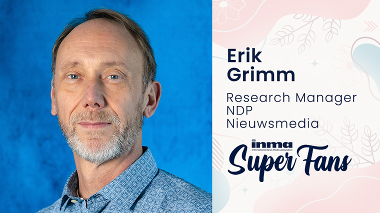 As research manager for NDP Nieuwsmedia in Amsterdam, the Netherlands, Erik Grimm is proud to work for an industry that keeps citizens well informed, investigates issues, and thus combats fake news.
