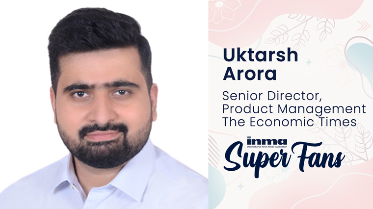 As head of subscriber engagement and retention for The Economic Times, Times Internet in New Delhi, India, Utkarsh Arora invests time in visualizing the future he and his teams want to create.