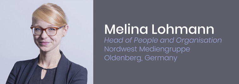 Melina Lohmann, who serves on the INMA Europe Division Board of Directors, is Nordwest’s head of people and organisation.