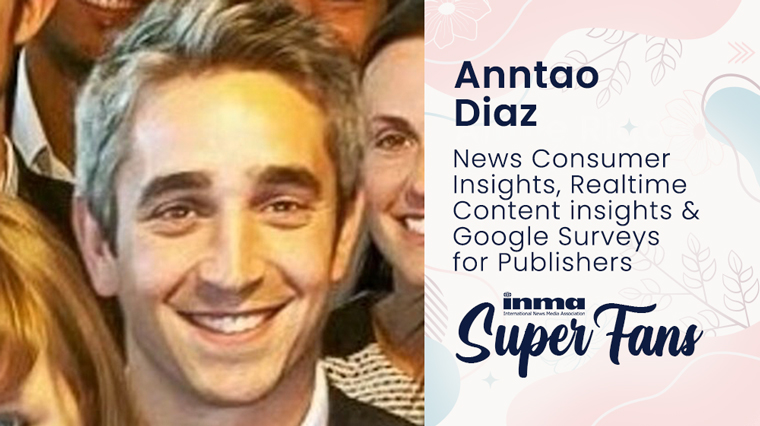 As head of Google News Initiative Data Tools for Google in Mountain View, California in the United State, Anntao Diaz is excited about all the company's projects in the works.