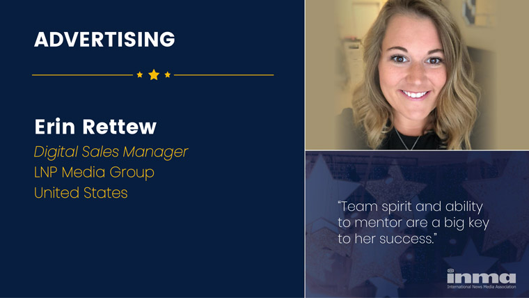 Erin Rettew is digital sales manager at LNP Media Group in the United States.