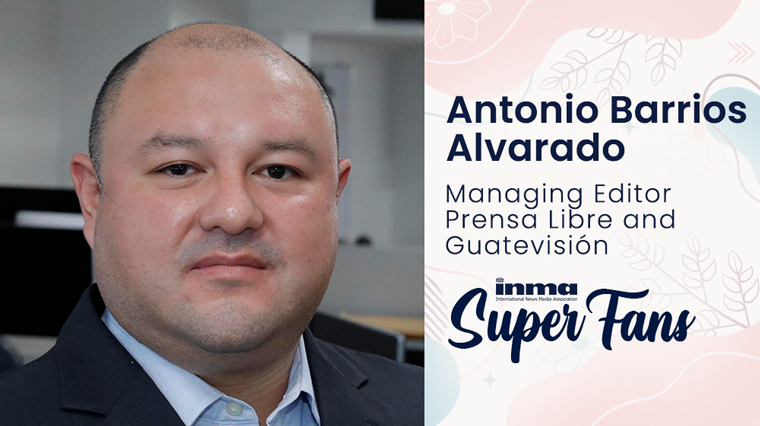 As managing editor for Prensa Libre and Guatevisión in Guatemala, Guatemala, Antonio Barrios Alvarado is focused on meeting his audience’s needs by using data.