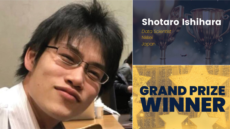 Shotaro Ishihara is a data scientist at Nikkei in Japan.