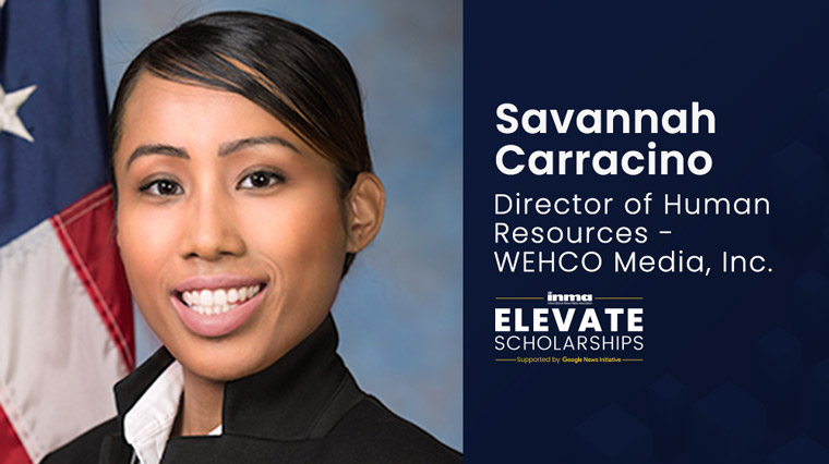 Savannah Carracino relies upon her experience outside the news media industry, including her time in the U.S. Air Force, to provide a fresh perspective on how to understand and support each department.