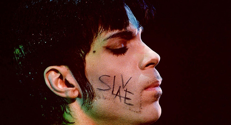 During his contract battle with Warner Bros., Prince often performed with "SLAVE" written across his face.