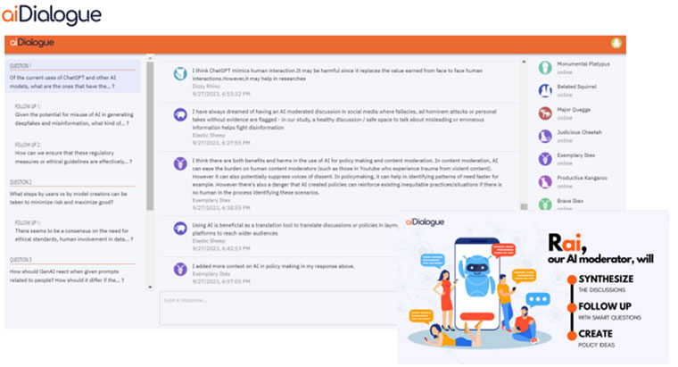 A screenshot of Rappler’s AI moderator.