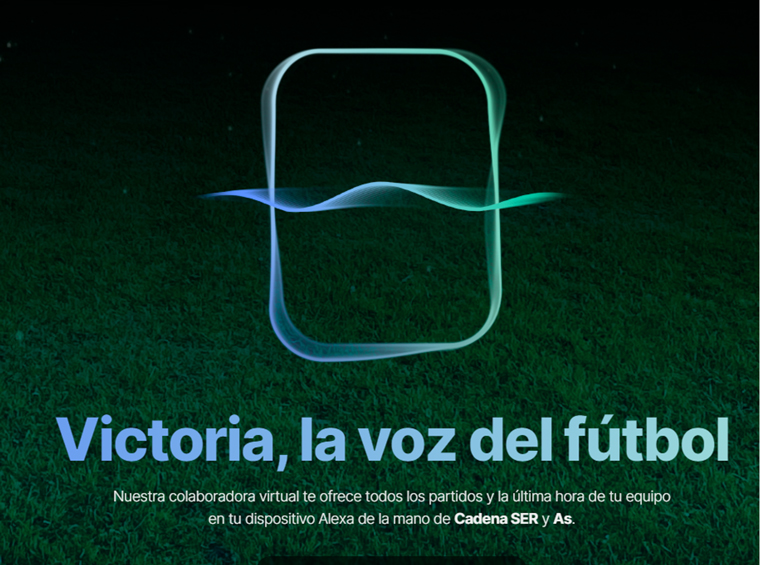 Prisa Media’s personalised Victoria football voice assistant.