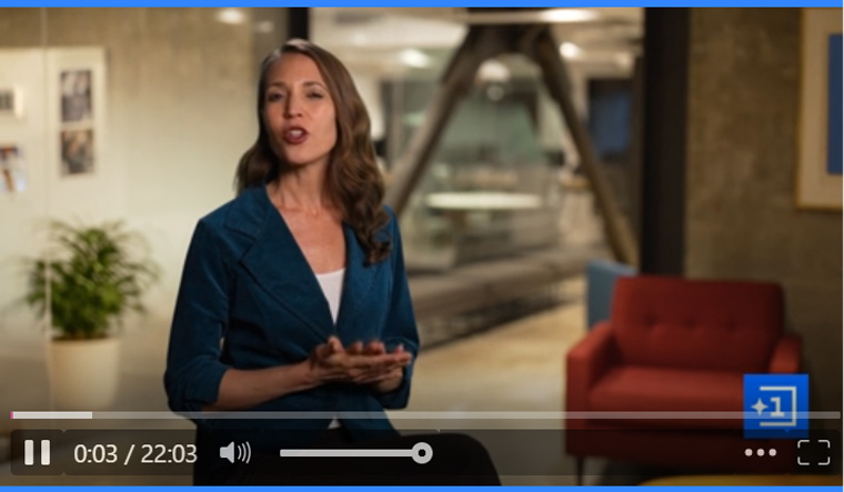 Screengrab from Channel 1’s Web site showing a GenAI anchor.