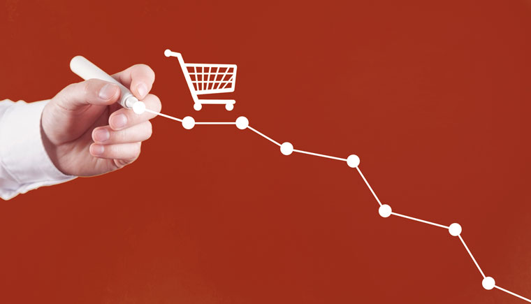 Now that consumers are shopping in person again, e-commerce numbers are falling.