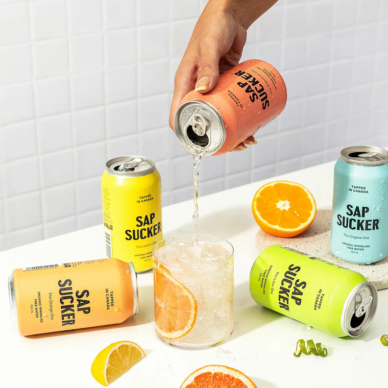 A content. marketing campaign featuring the Sap Sucker brand in The Globe and Mail.