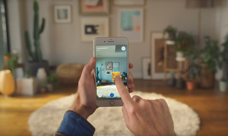 Ikea is already using AR to allow customers to visualise purchases in their space before they buy.