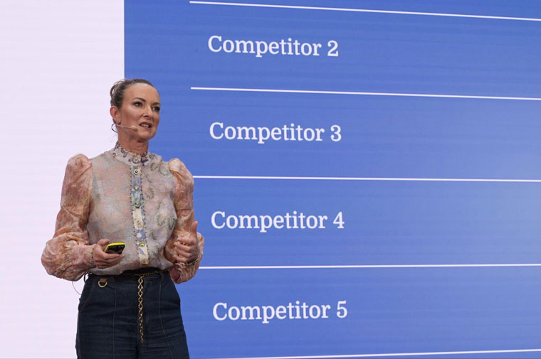 Pippa Leary of News Corp Australia speaking in Berlin. Source: Robert Downs Photography.
