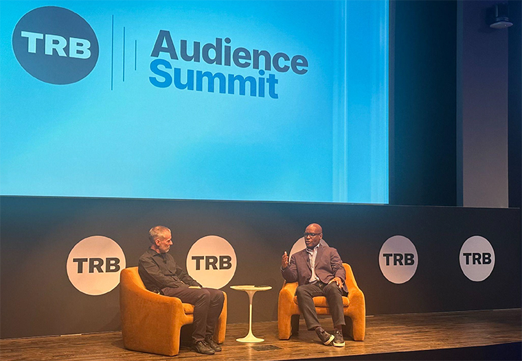 Kirk McDonald, CEO, Sundial Media & Technology Group, in conversation with Brian Morrissey, founder and publisher at The Rebooting, at the TRB Audience Summit in NYC last week.