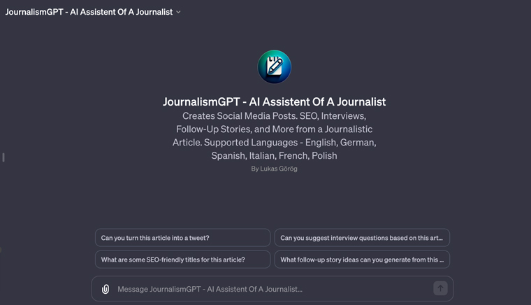 The new tool, created by the author of this blog, was designed to enhance the workflow of the newsroom.