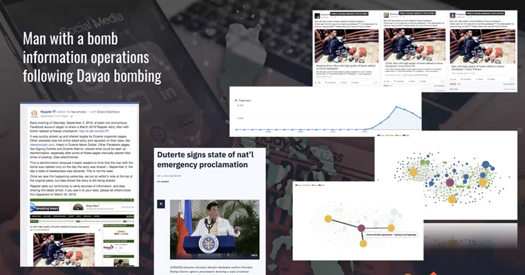 Gemma Mendoza, head of research and strategy at Rappler, explains how a bombing incident shed light on fake accounts throughout the Philippines.