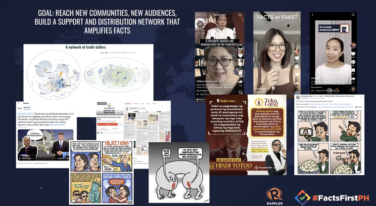 Rappler also connected with content creators to extend their fact-checking reach.