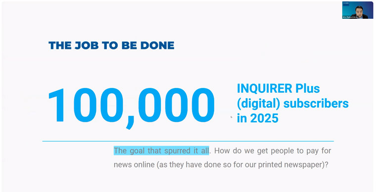 The goal that spurred the company into action.