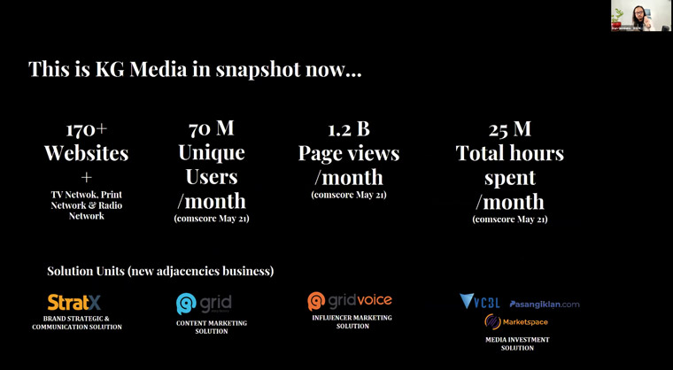 KG Media reaches a wide audience now well-defined by data.